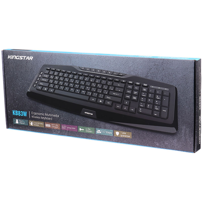 کیبورد بی سیم کینگ استار KB83W