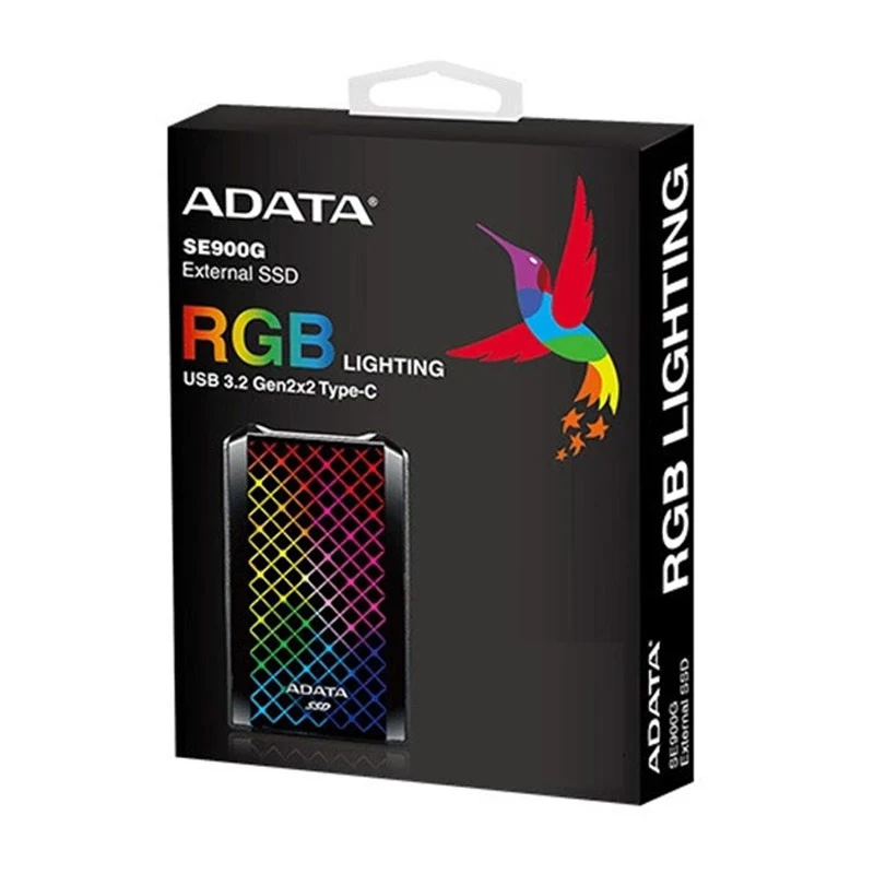 حافظه اکسترنال SSD ای دیتا ADATA SE900G RGB 512GB
