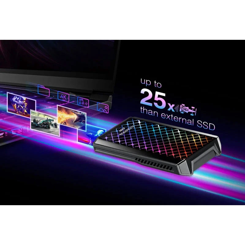 حافظه اکسترنال SSD ای دیتا ADATA SE900G RGB 512GB