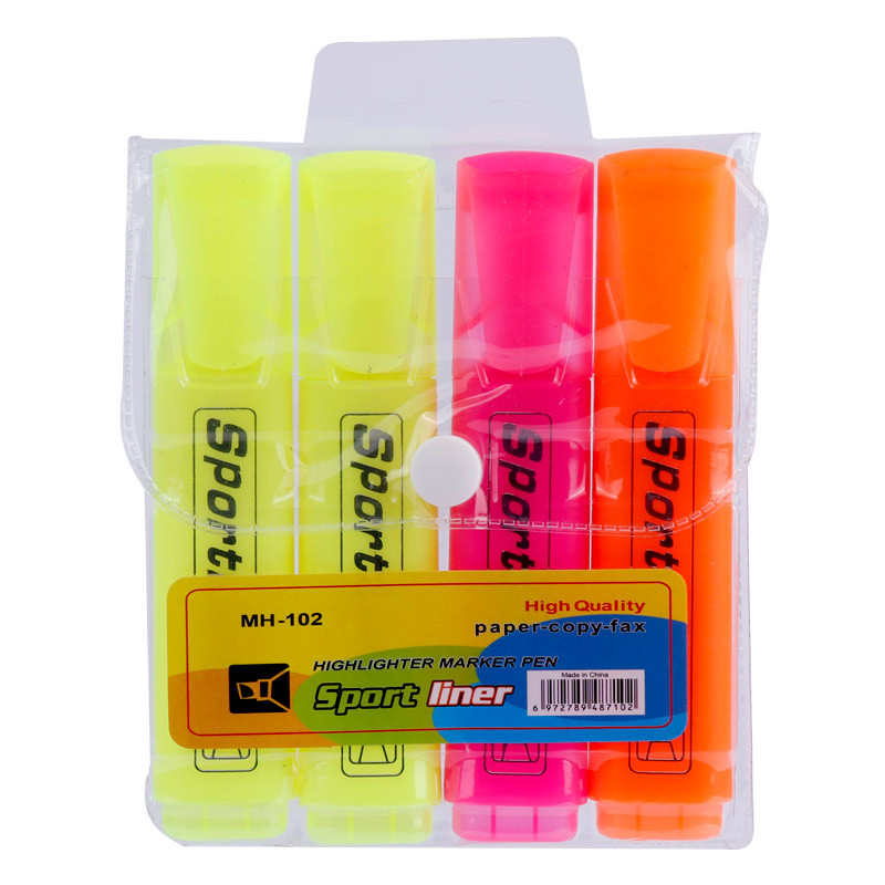 ماژیک هایلایت اسپات لاینر Spot Liner MH-102 بسته ۴ عددی