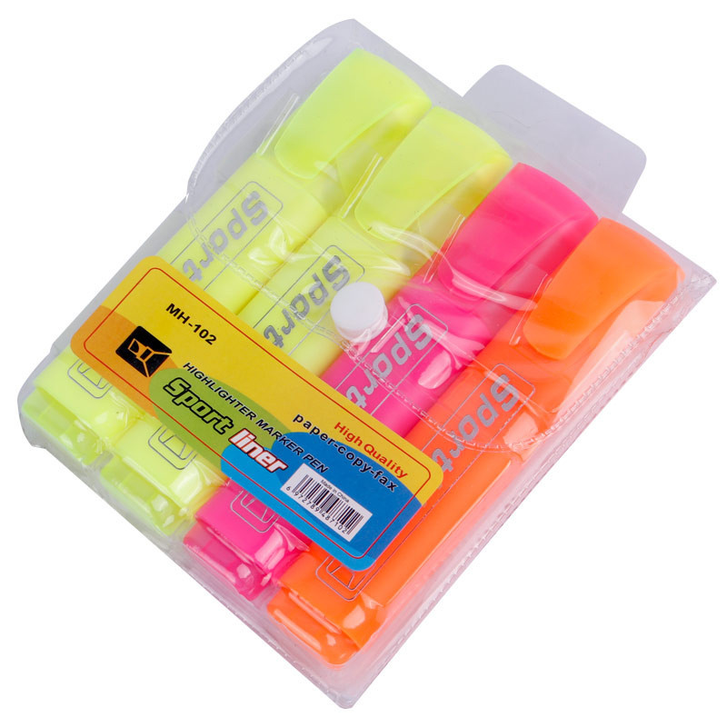ماژیک هایلایت اسپات لاینر Spot Liner MH-102 بسته ۴ عددی
