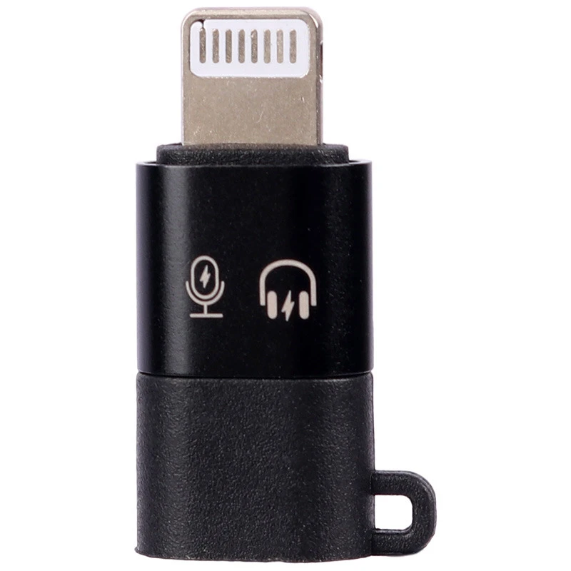 میکروفون یقه ای بی سیم K9 Dual + تبدیل Type-C to Lightning