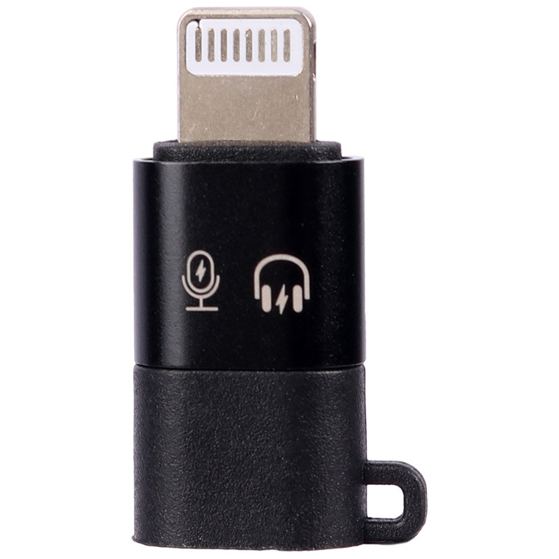 میکروفون یقه ای بی سیم K9 Dual + تبدیل Type-C to Lightning