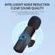 میکروفون یقه ای بی سیم K9 Dual + تبدیل Type-C to Lightning