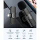 میکروفون یقه ای بی سیم K9 Dual + تبدیل Type-C to Lightning