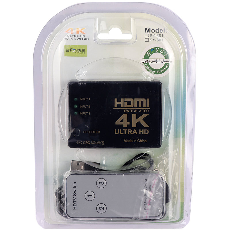 سوییچ Royal SY-301 3Port HDMI