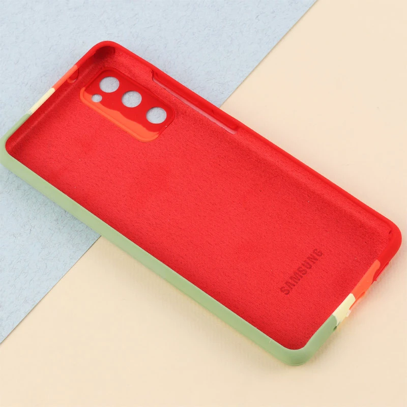 قاب سیلیکونی اورجینال رنگین کمانی Samsung Galaxy S20 FE