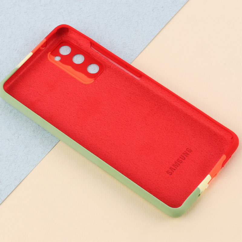 قاب سیلیکونی اورجینال رنگین کمانی Samsung Galaxy S20 FE