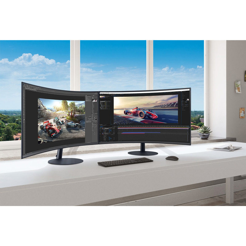 مانیتور خمیده سامسونگ LS32C390EAMXUE سایز 32 اینچ