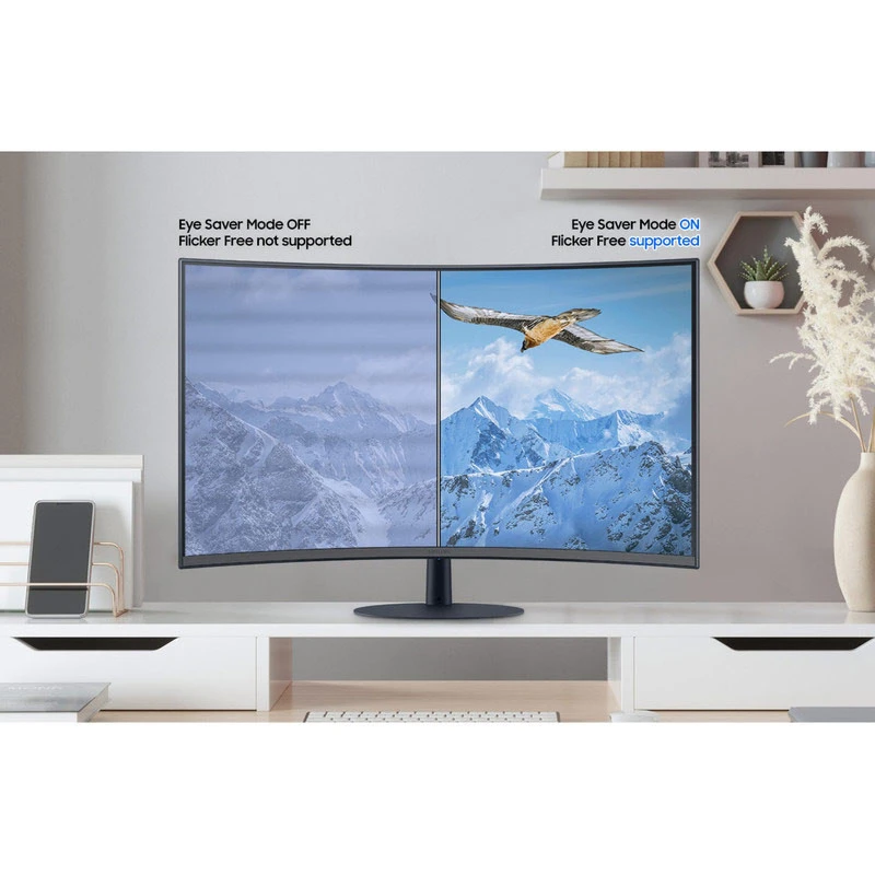 مانیتور خمیده سامسونگ LS32C390EAMXUE سایز 32 اینچ