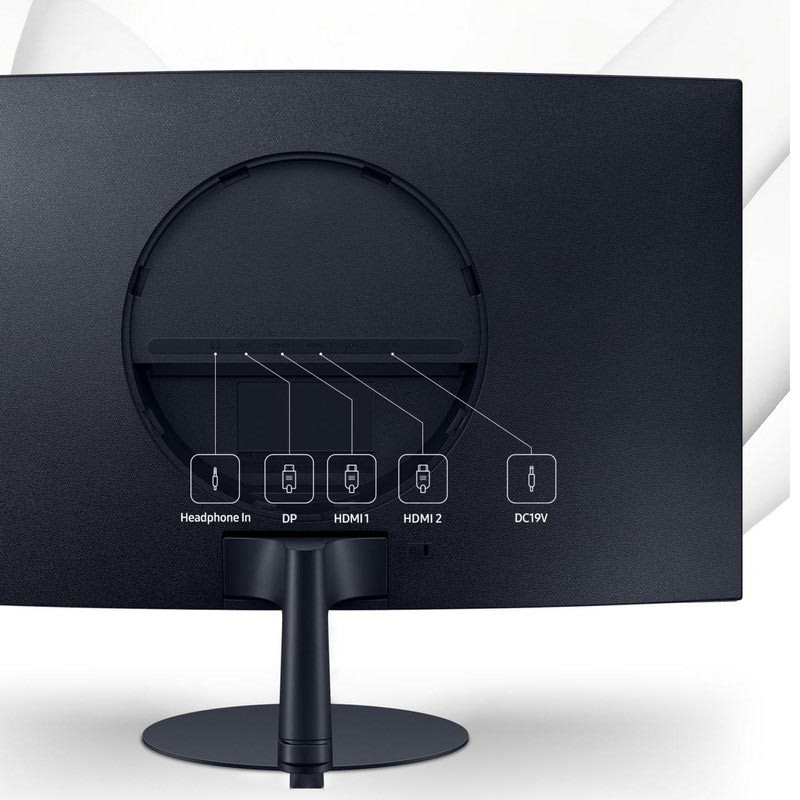 مانیتور خمیده سامسونگ LS32C390EAMXUE سایز 32 اینچ