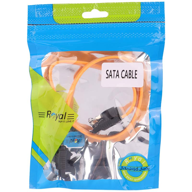 کابل Royal Sata Data 40cm قفل دار
