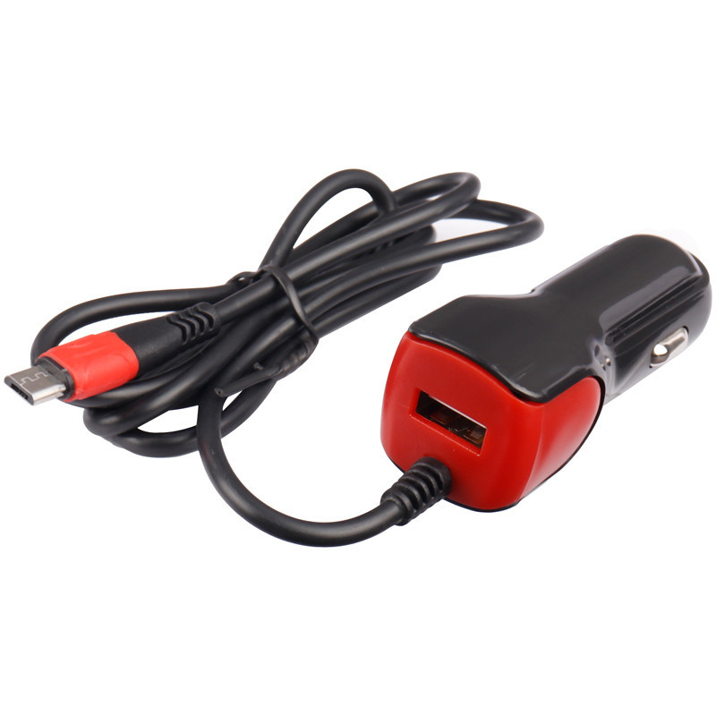 شارژر فندکی فست شارژ سیم وصل میکرو یو اس بی USB CAR Charger