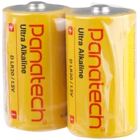 باتری دوتایی بزرگ Panatech Ultra Alkaline LR20 1.5V D شرینک