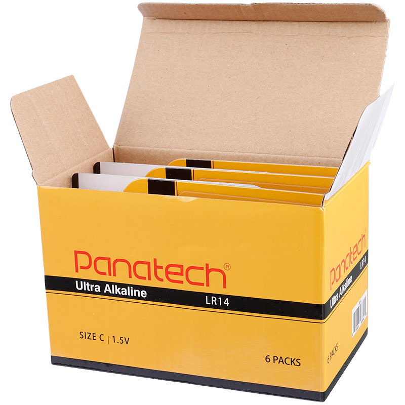 باتری دوتایی متوسط Panatech Ultra Alkaline LR14 1.5V C