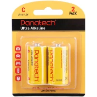 باتری دوتایی متوسط Panatech Ultra Alkaline LR14 1.5V C