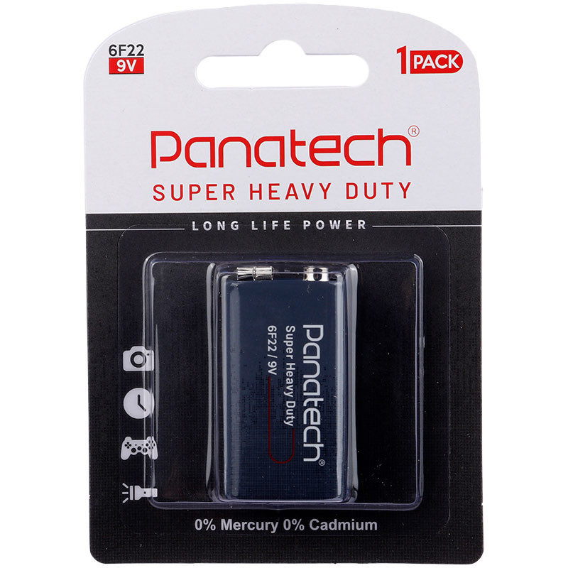 باتری کتابی Panatech Super Heavy Duty 6F22 9V