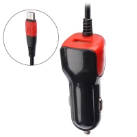 شارژر فندکی فست شارژ سیم وصل میکرو یو اس بی USB CAR Charger