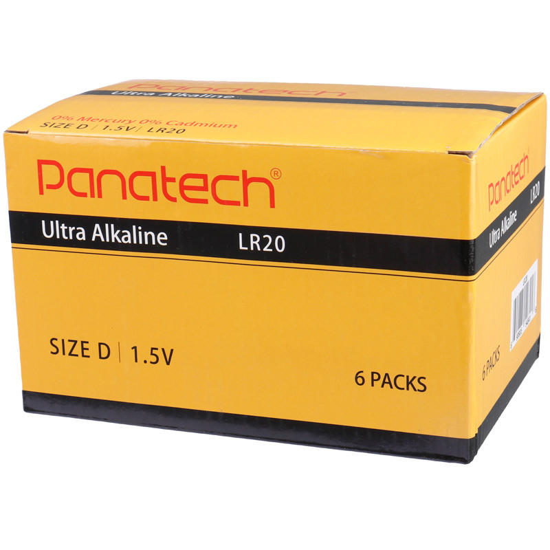 باتری دوتایی بزرگ Panatech Ultra Alkaline LR20 1.5V D