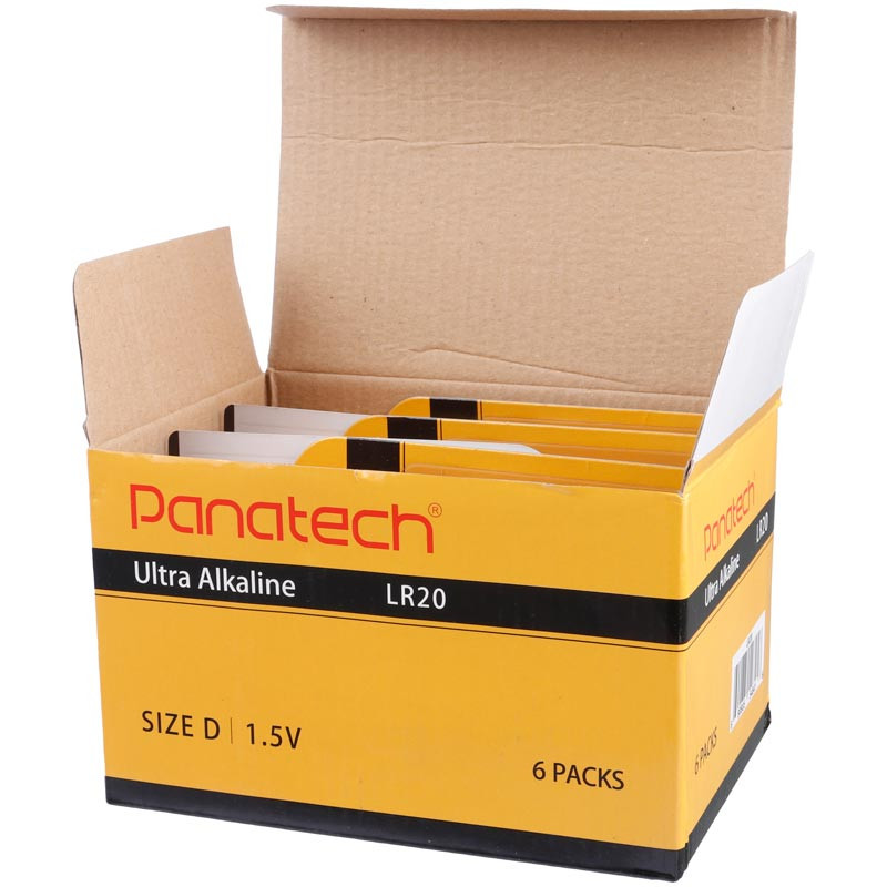باتری دوتایی بزرگ Panatech Ultra Alkaline LR20 1.5V D