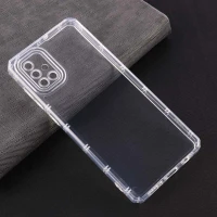 قاب ژله ای بی رنگ سامسونگ Galaxy A71 محافظ لنزدار