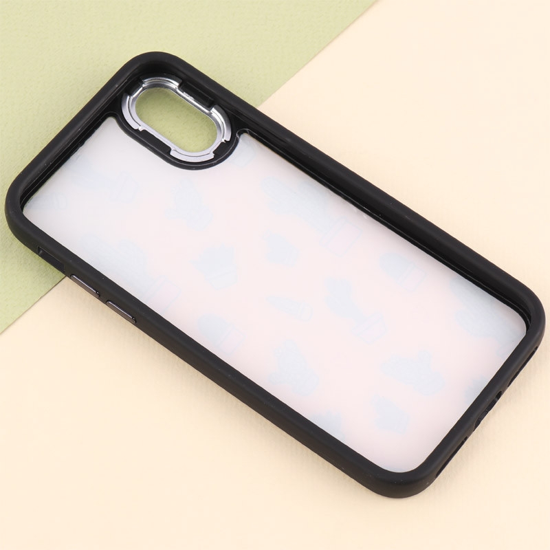 قاب PC متال ایرون طرحدار iPhone XS