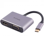 تبدیل D-Link DUB-V210 Type-C To HDMI/VGA