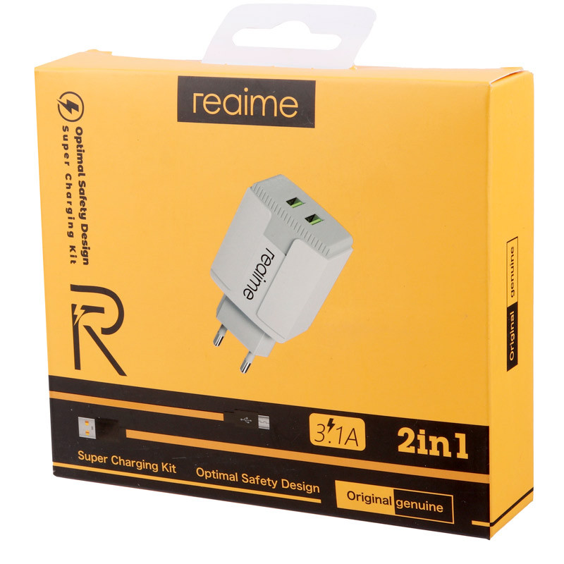 شارژر دیواری فست شارژ Realme R306HY-23 3.1A 15.5W + کابل تایپ سی