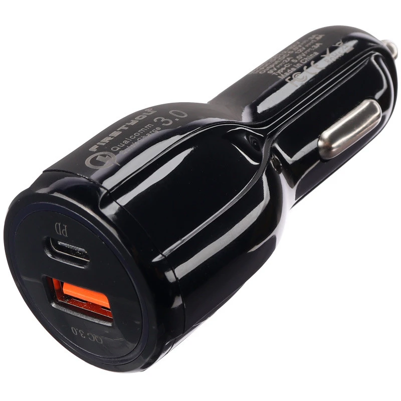 شارژر فندکی فست شارژ Firstyou F023 QC3.0 PD 3A 22W