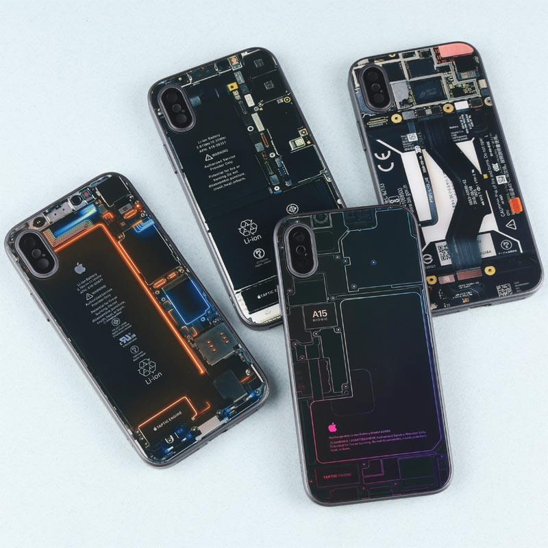 قاب PC طرح برد محافظ لنزدار iPhone X / XS