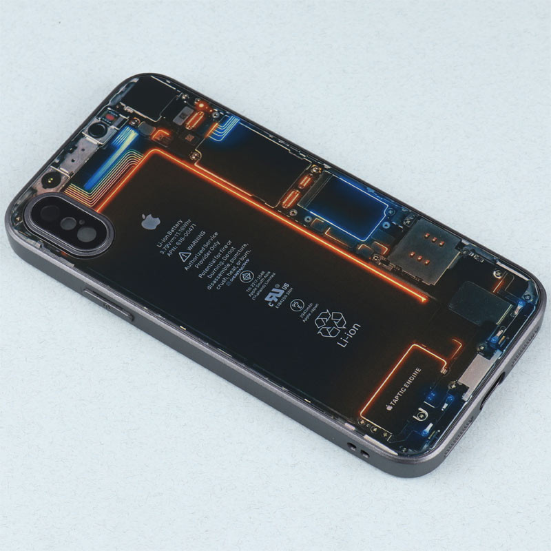 قاب PC طرح برد محافظ لنزدار iPhone X / XS