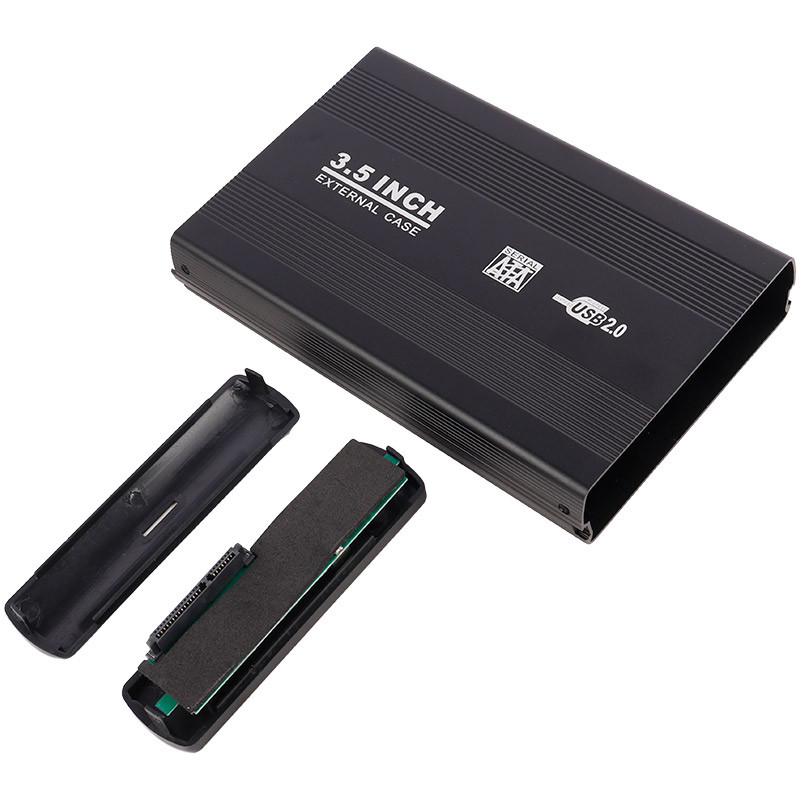 باکس هارد External Case 3.5-inch USB2.0 HDD + آداپتور