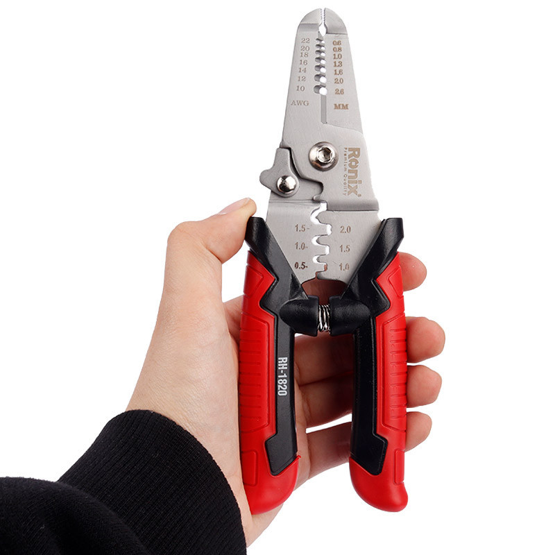 انبر سیم لخت کن رونیکس "Ronix RH-1820 7