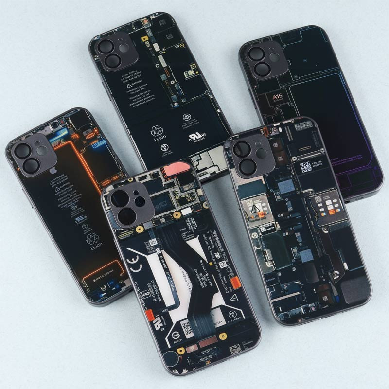 قاب PC طرح برد محافظ لنزدار iPhone 12