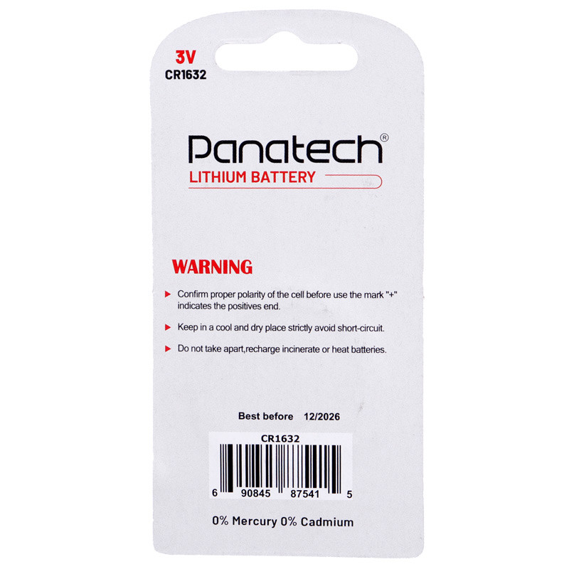باتری سکه ای Panatech CR1632