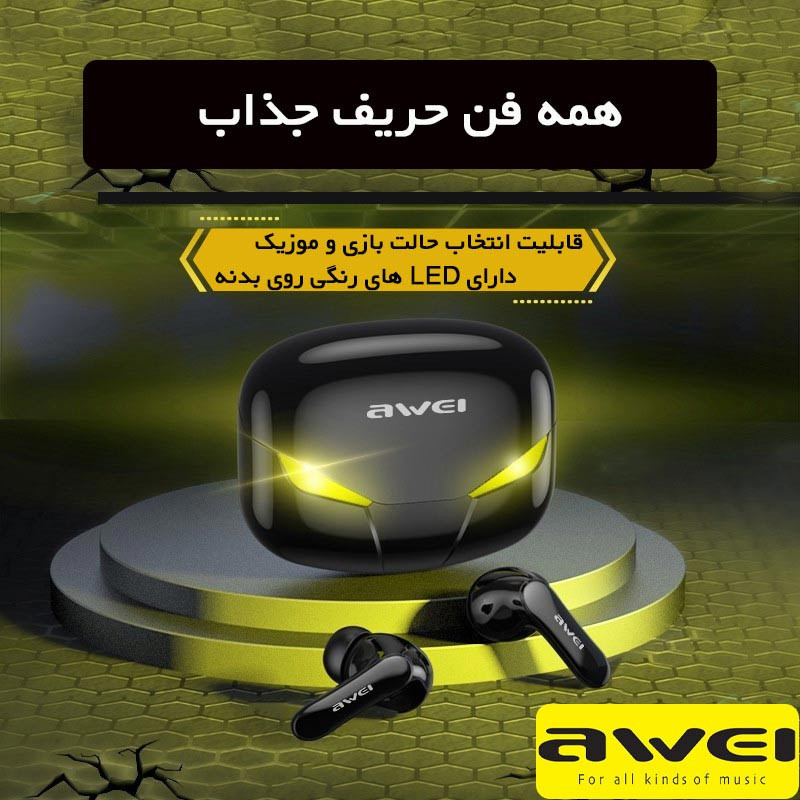 هندزفری بلوتوث دوتایی Awei T35 TWS