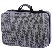 کیف کنسول بازی PS5 چرمی خاکستری طرح Fendi