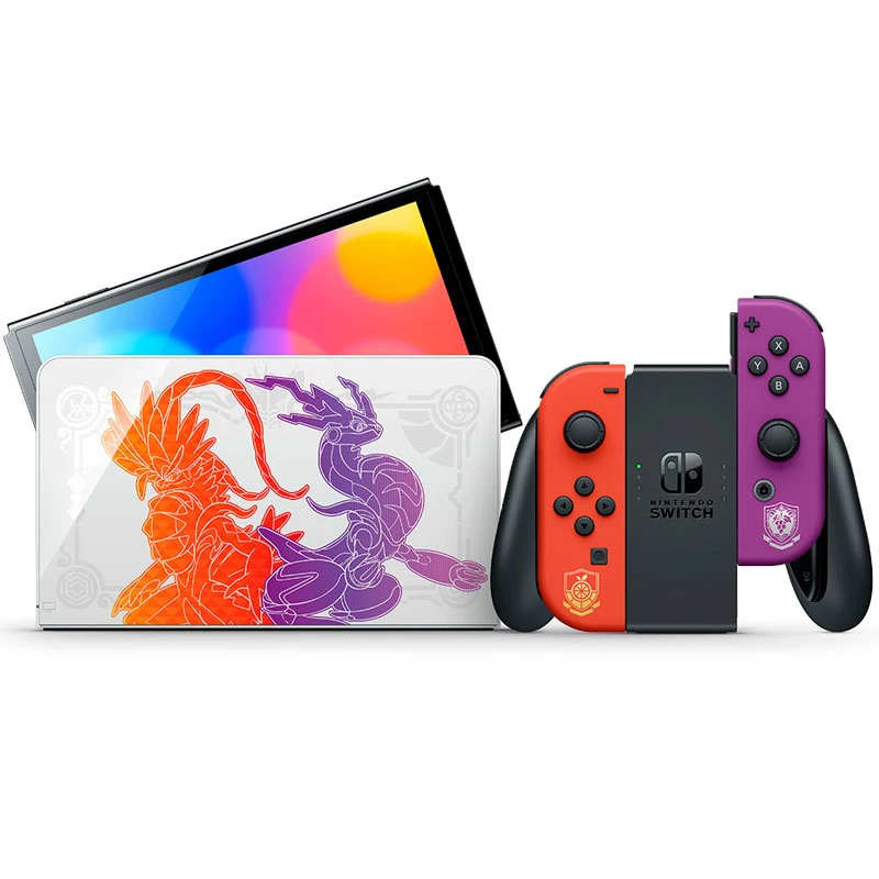 کنسول بازی نینتندو Nintendo Switch OLED Pokemon Scarlet and Violet Edition 4GB 64GB