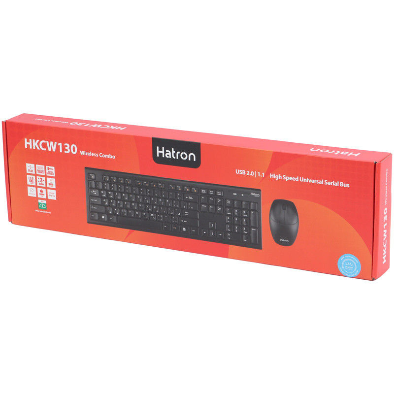 کیبورد و موس بی سیم هترون HKCW130