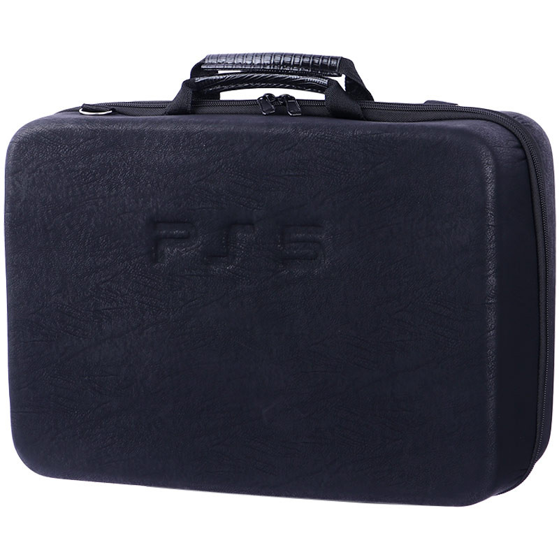 کیف کنسول بازی PS5 چرمی مشکی ذغالی