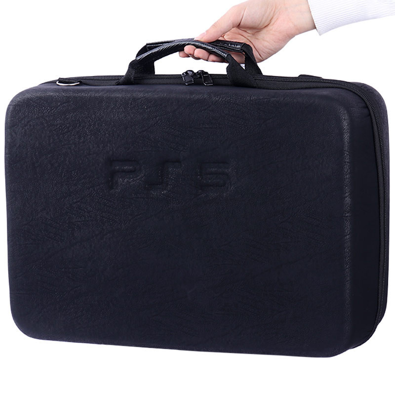 کیف کنسول بازی PS5 چرمی مشکی ذغالی