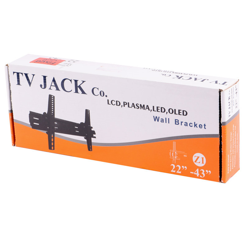 پایه دیواری ثابت تلویزیون 22 تا 43 اینچ TV Jack Z1