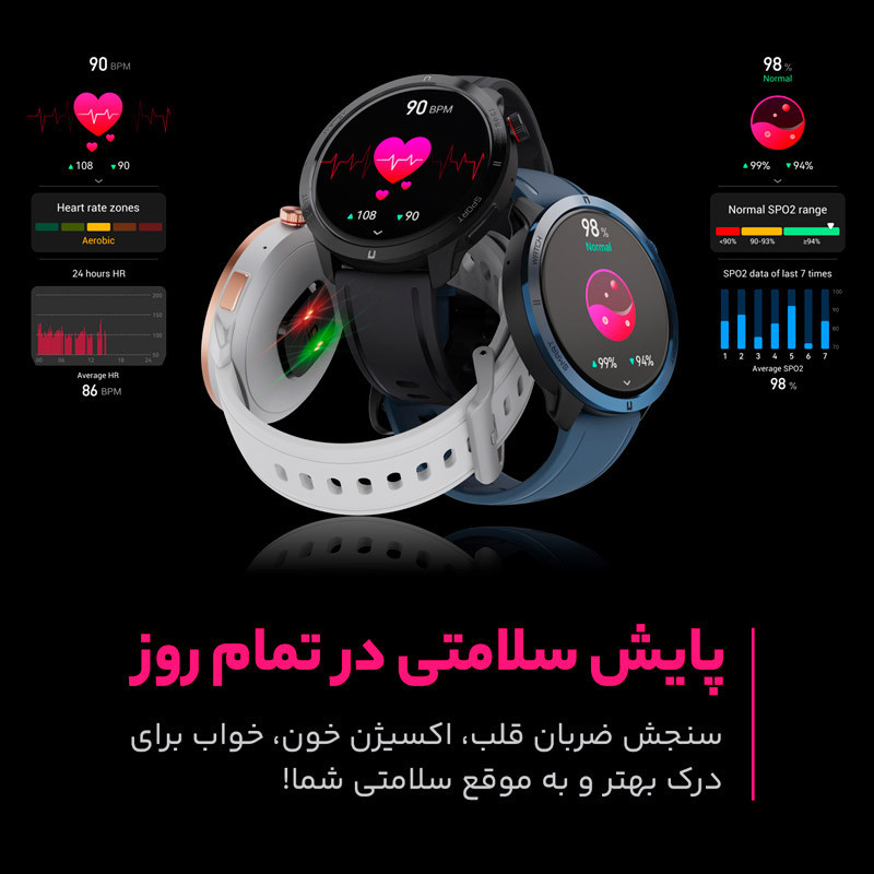 ساعت هوشمند هیوامی Hivami Nuvo 47mm