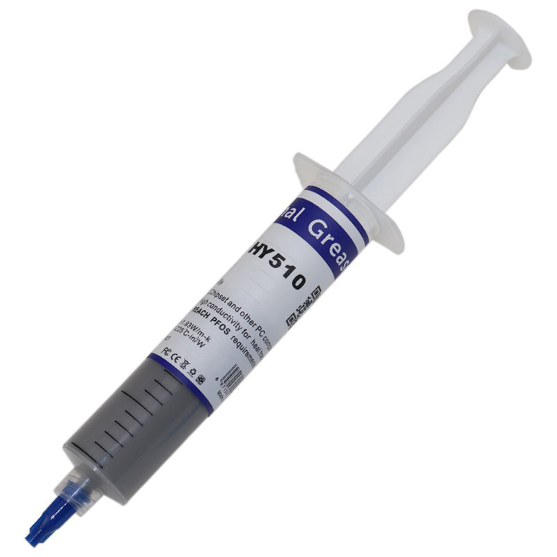 خمیر سیلیکون سرنگی D-Net Gray HY-510 38g بسته 10 عددی