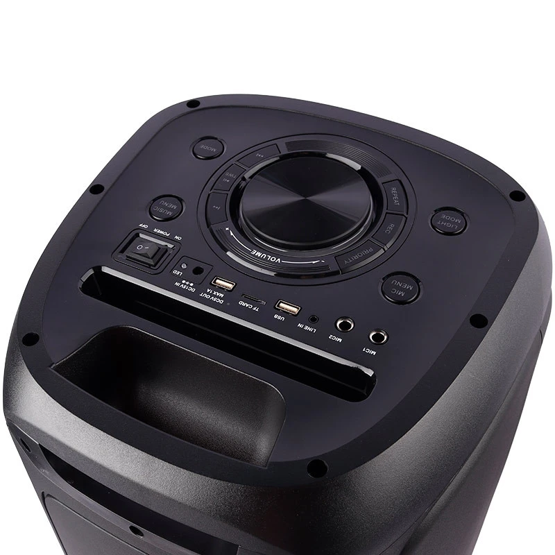 اسپیکر چمدانی بلوتوثی رم و فلش خور XP-Product XP-M1210A + میکروفون و ریموت کنترل