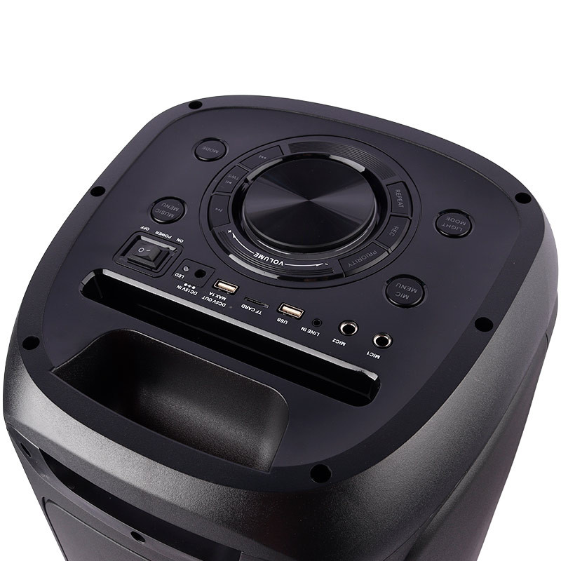 اسپیکر چمدانی بلوتوثی رم و فلش خور XP-Product XP-M1210A + میکروفون و ریموت کنترل