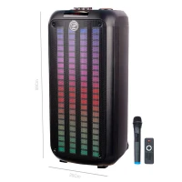 اسپیکر چمدانی بلوتوثی رم و فلش خور XP-Product XP-M1211A + میکروفون و ریموت کنترل