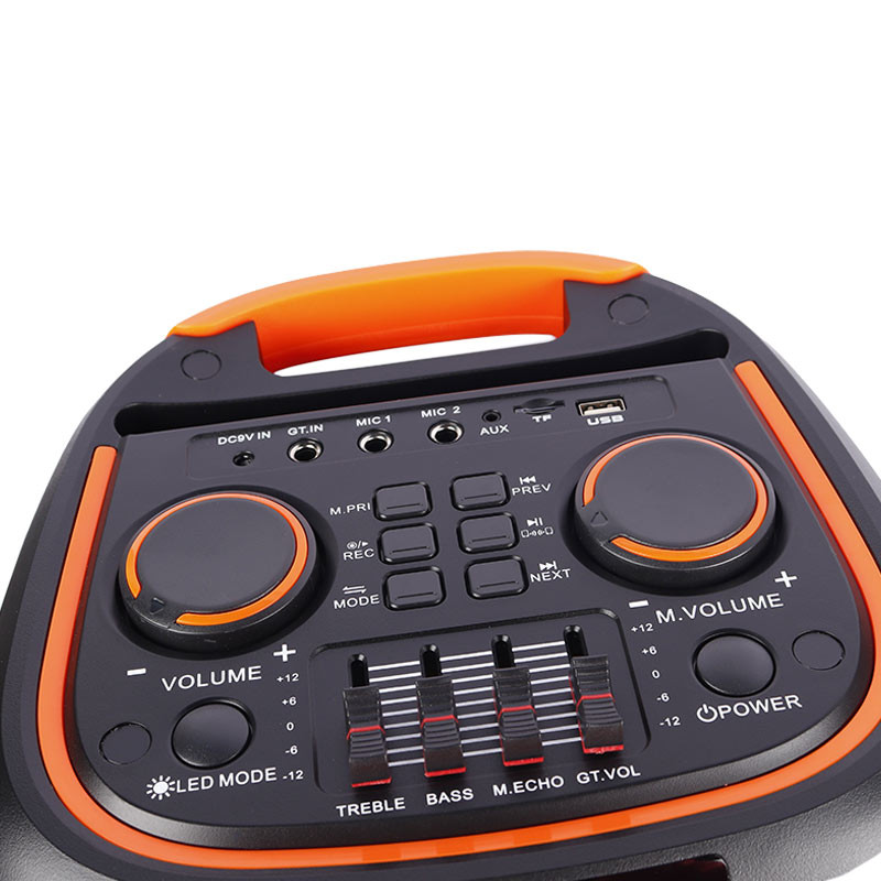 اسپیکر چمدانی بلوتوثی رم و فلش خور XP-Product XP-M1212A + میکروفون و ریموت کنترل