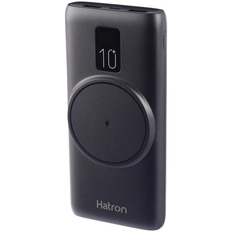 پاور بانک بی سیم فست شارژ 10000 هترون Hatron HPB1090PQW QC3.0 PD 22.5W