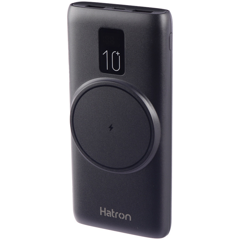 پاور بانک بی سیم فست شارژ 10000 هترون Hatron HPB1090PQW QC3.0 PD 22.5W